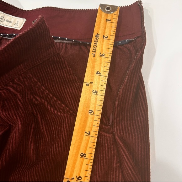 Abercrombie & Fitch corduroy miniskirt size 6 a line schoolgirl academia grunge - Picture 7 of 15